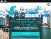 Tablet Screenshot of alignedcon.com